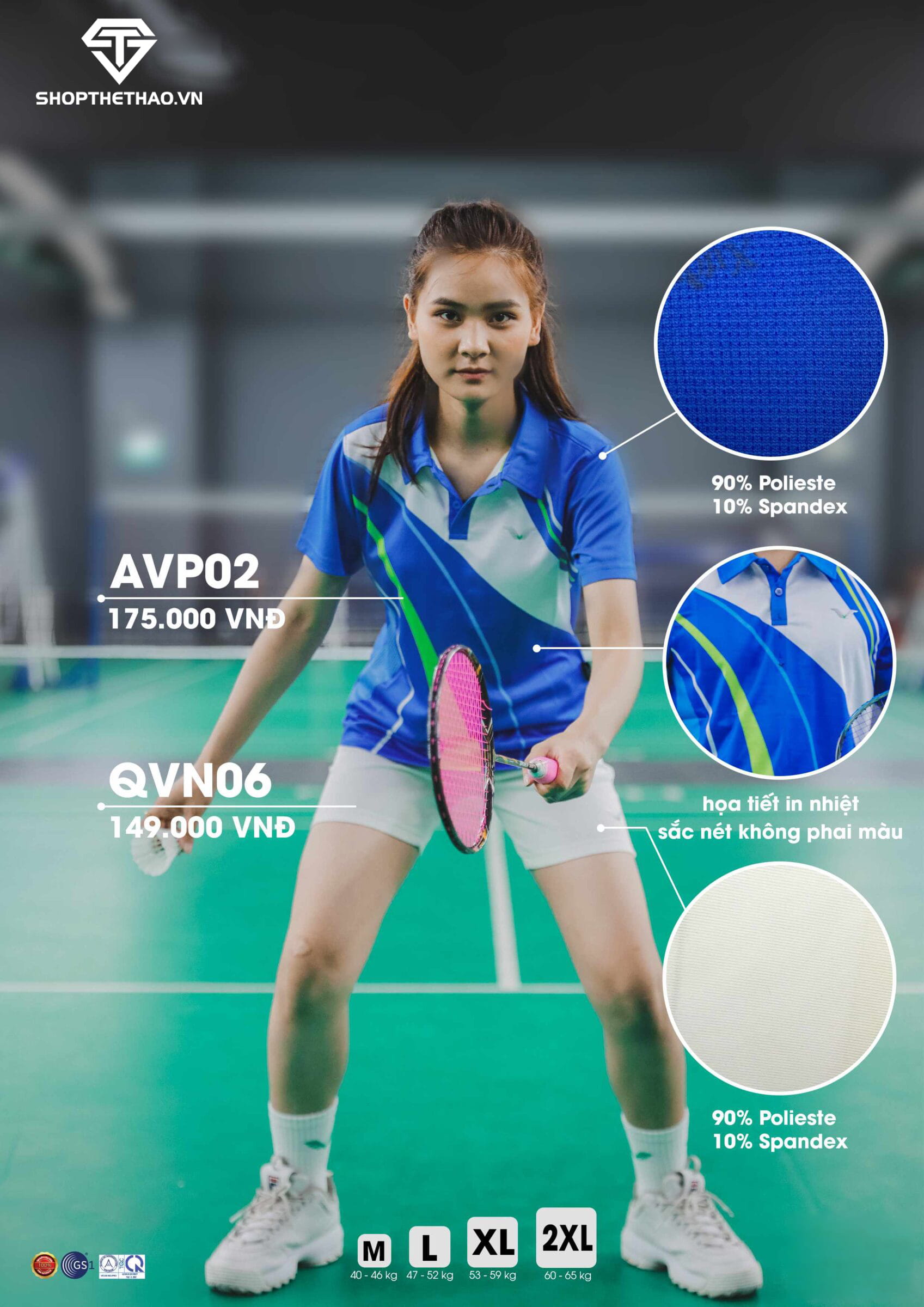 ao-cau-long-nam-nu-co-co-avp02-06 Áo Cầu Lông Thể Thao Nam Nữ Có Cổ AVP02 – Đam Mê Bất Tận 06