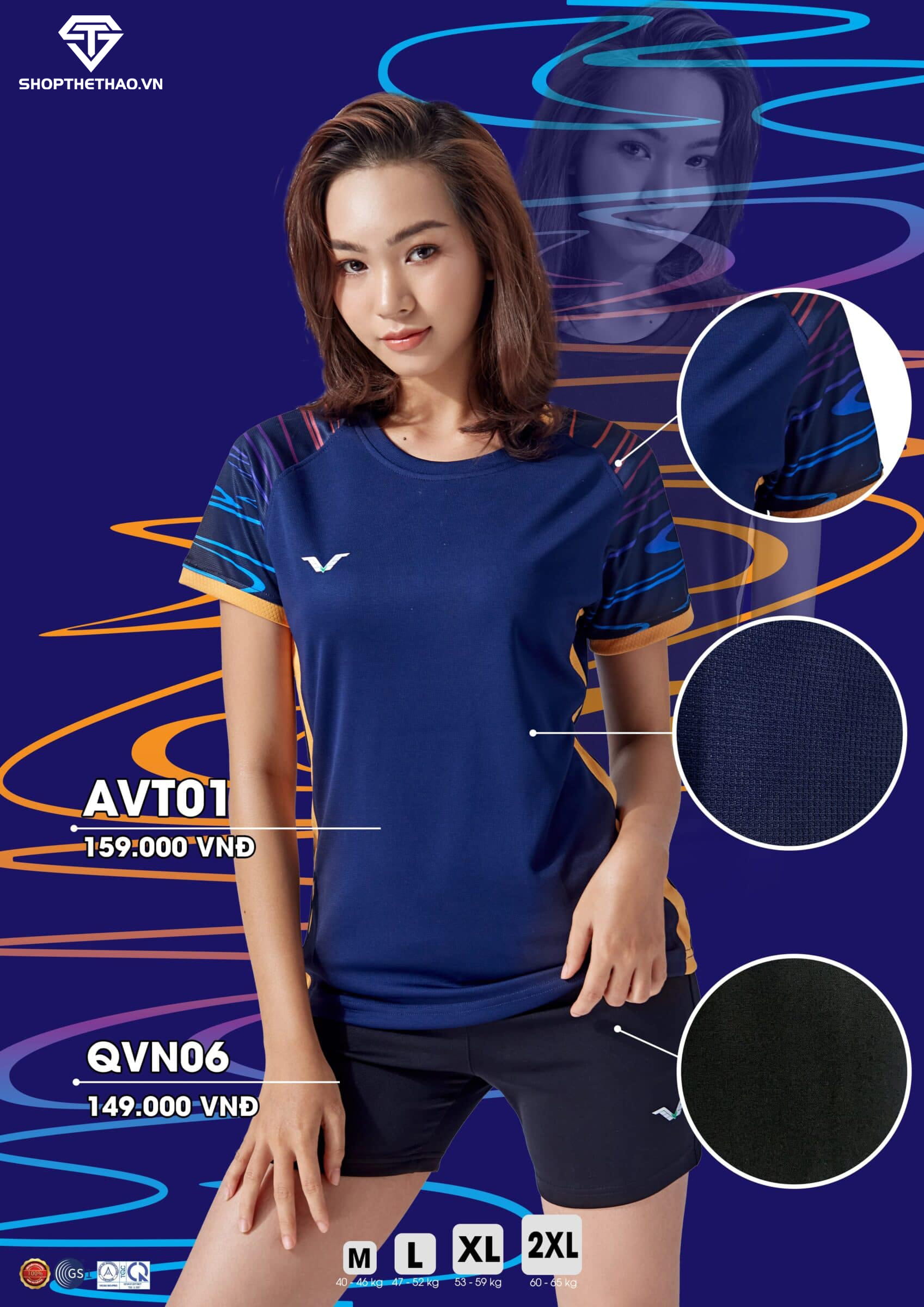 ao-cau-long-tennis-nam-nu-avt02-07 Áo Cầu Lông, Tennis Nam Nữ AVT02 COUPLE - Vina Authentic Chính Hãng 07