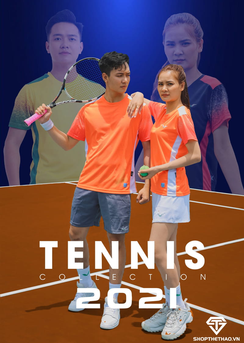Áo Tennis Nam Nữ AVT12 – Nâng Cao Tinh Thần Thoáng Mát, Co Dãn Tốt 01