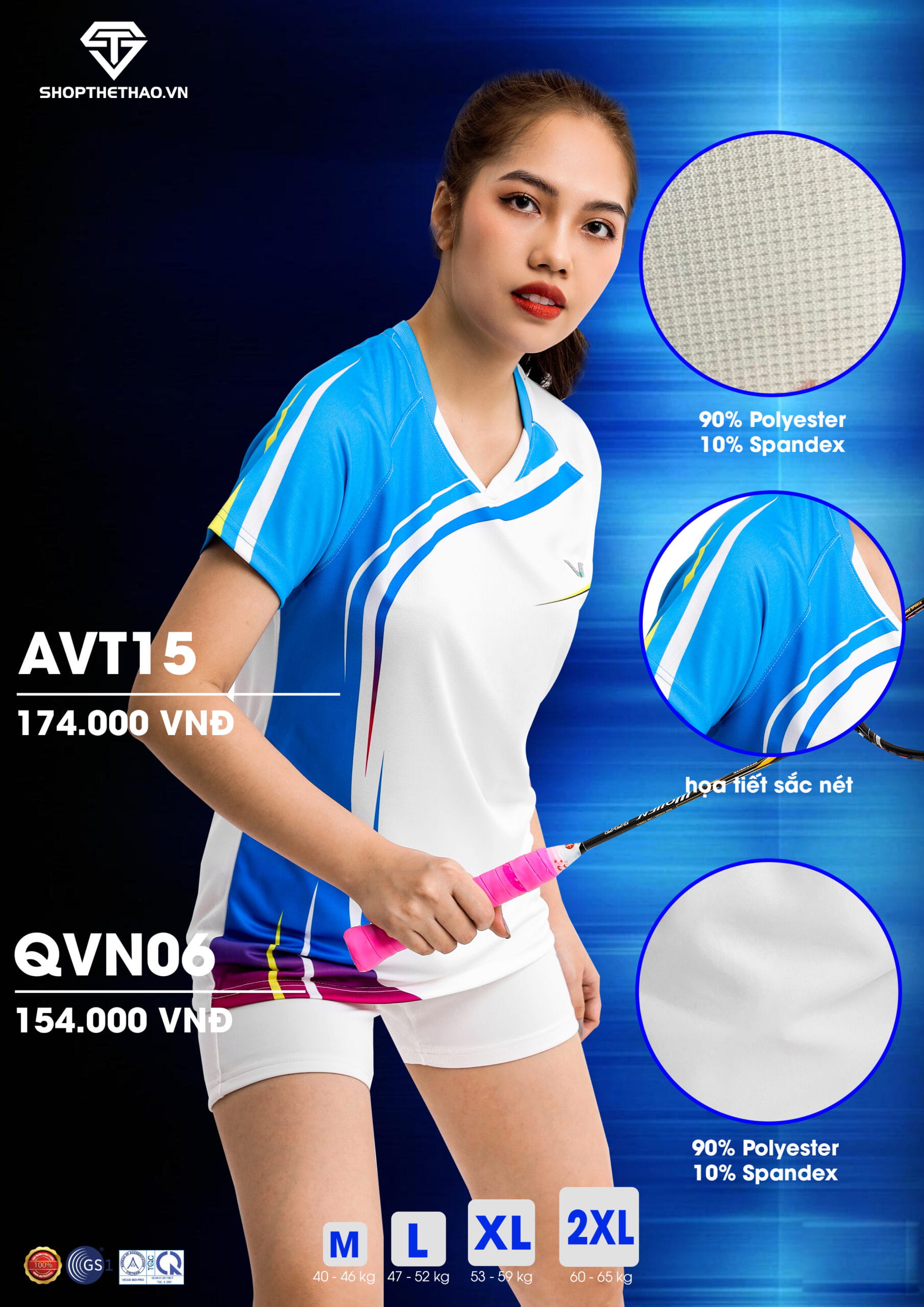 ao-the-thao-cau-long-nam-nu-avt15-04 Áo Cầu Lông Thể Thao Nam Nữ AVT15 Đạt Tiêu Chuẩn Quốc Tế 04