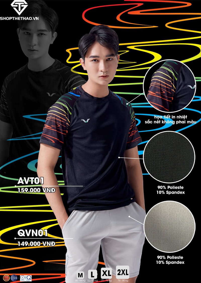 Áo Cầu Lông Nam Vina Authientic – AVT02 01