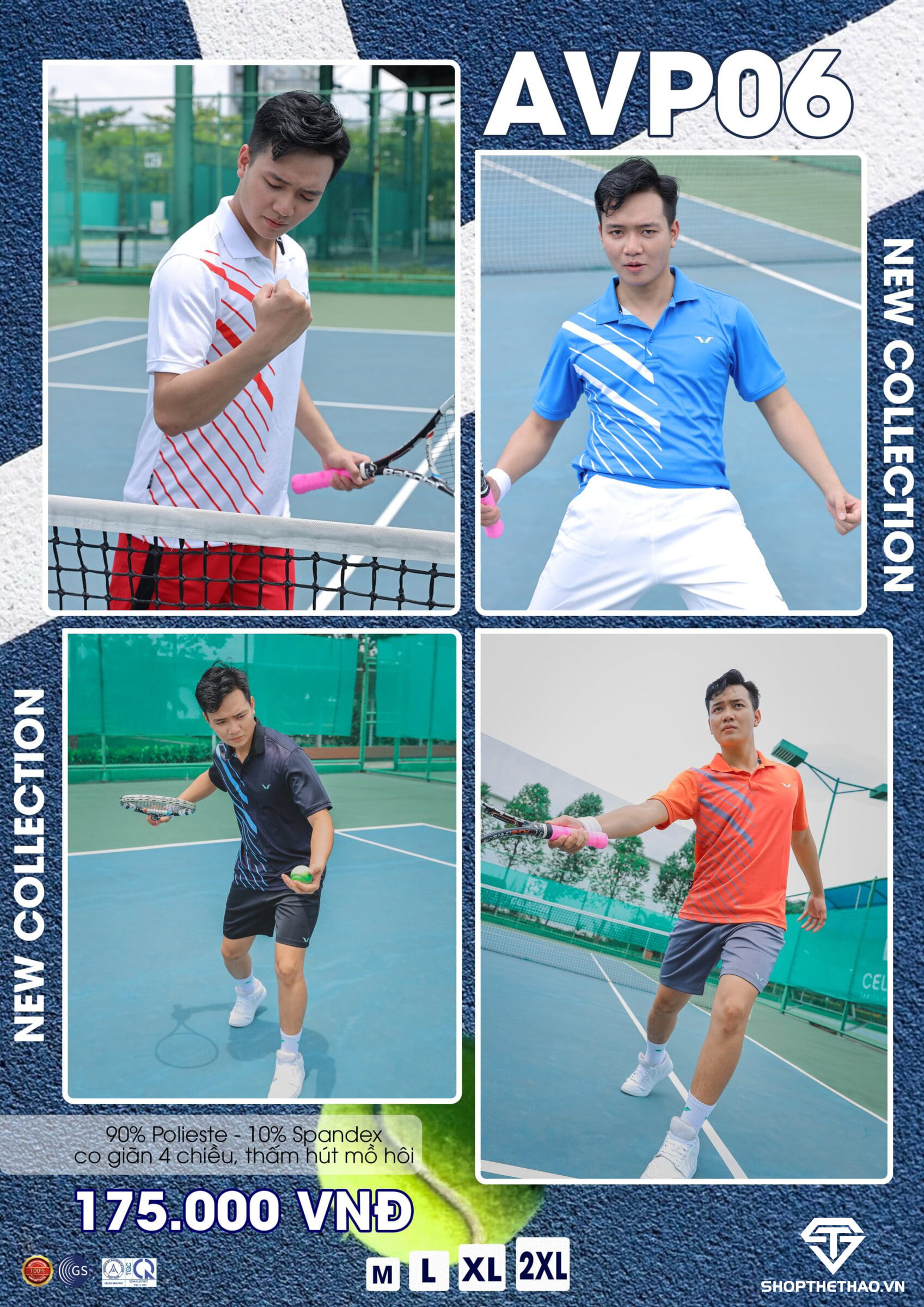 ao-the-thao-tennis-avp06-the-thao-buc-pha-01 Áo Thể Thao Tennis Nam AVP06 – Thể Thao Bức Phá 01