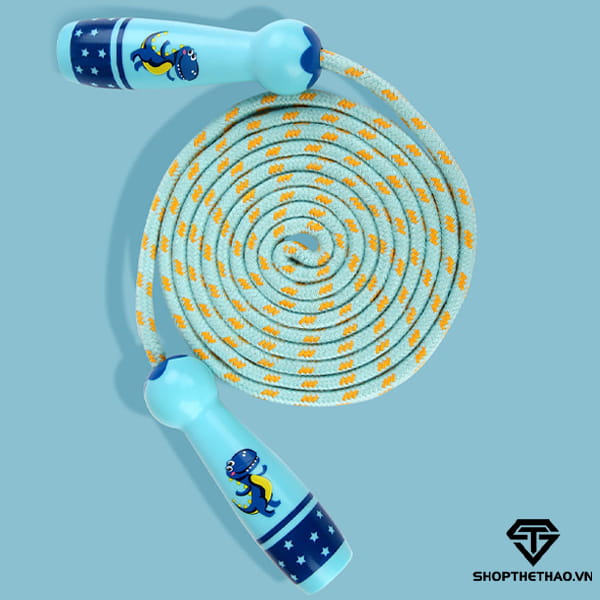 Dây Nhảy Thể Dục Trẻ Em Cán Gỗ Ngộ Nghĩnh Đáng Yêu - DN23 03