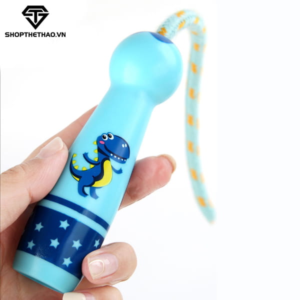 Dây Nhảy Thể Dục Trẻ Em Cán Gỗ Ngộ Nghĩnh Đáng Yêu - DN23 06