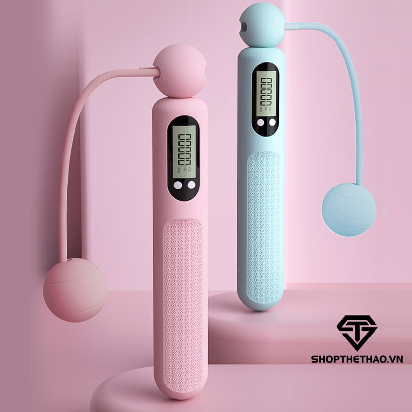 Dây Nhảy Thể Thao Không Dây Có Bộ Đếm Điện Tử DN01 10