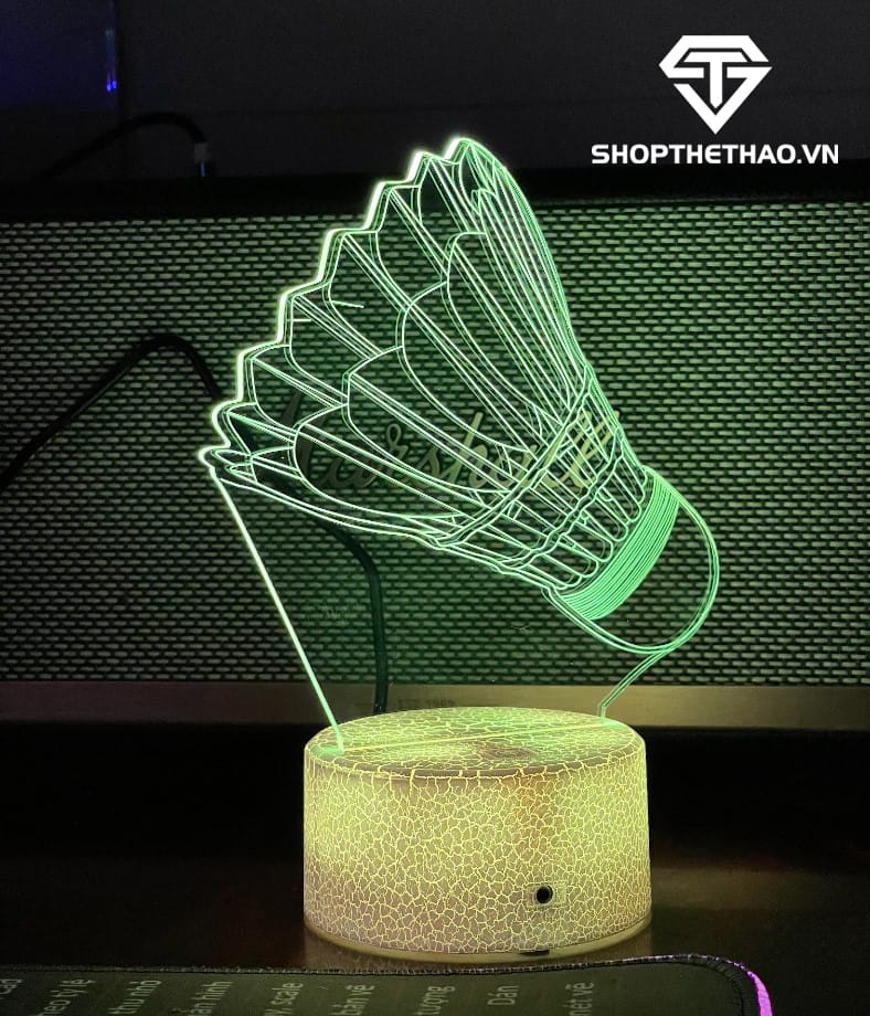 Đèn Led Hình Quả Cầu Lông 3D, 16 Màu Có Điều Khiển Từ Xa 02
