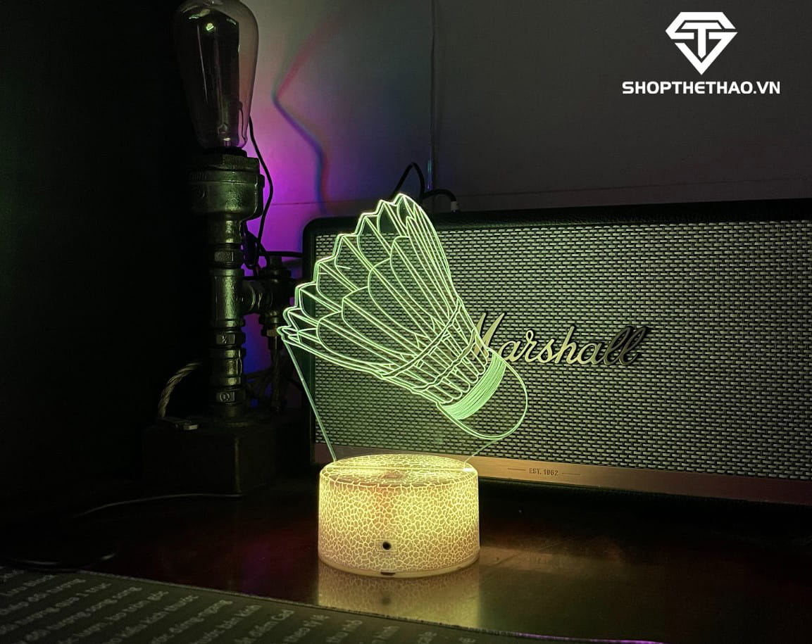 Đèn Led Hình Quả Cầu Lông 3D, 16 Màu Có Điều Khiển Từ Xa 03