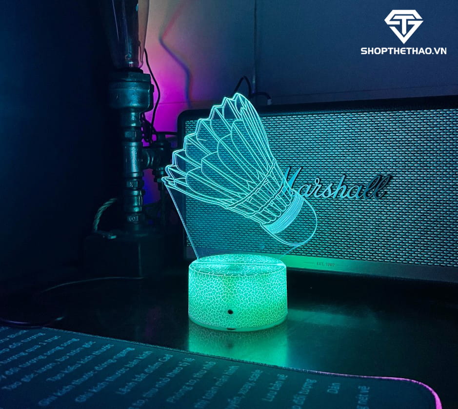 Đèn Led Hình Quả Cầu Lông 3D, 16 Màu Có Điều Khiển Từ Xa 04