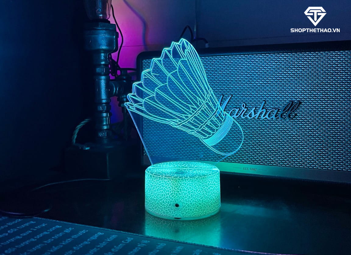 Đèn Led Hình Quả Cầu Lông 3D, 16 Màu Có Điều Khiển Từ Xa 05