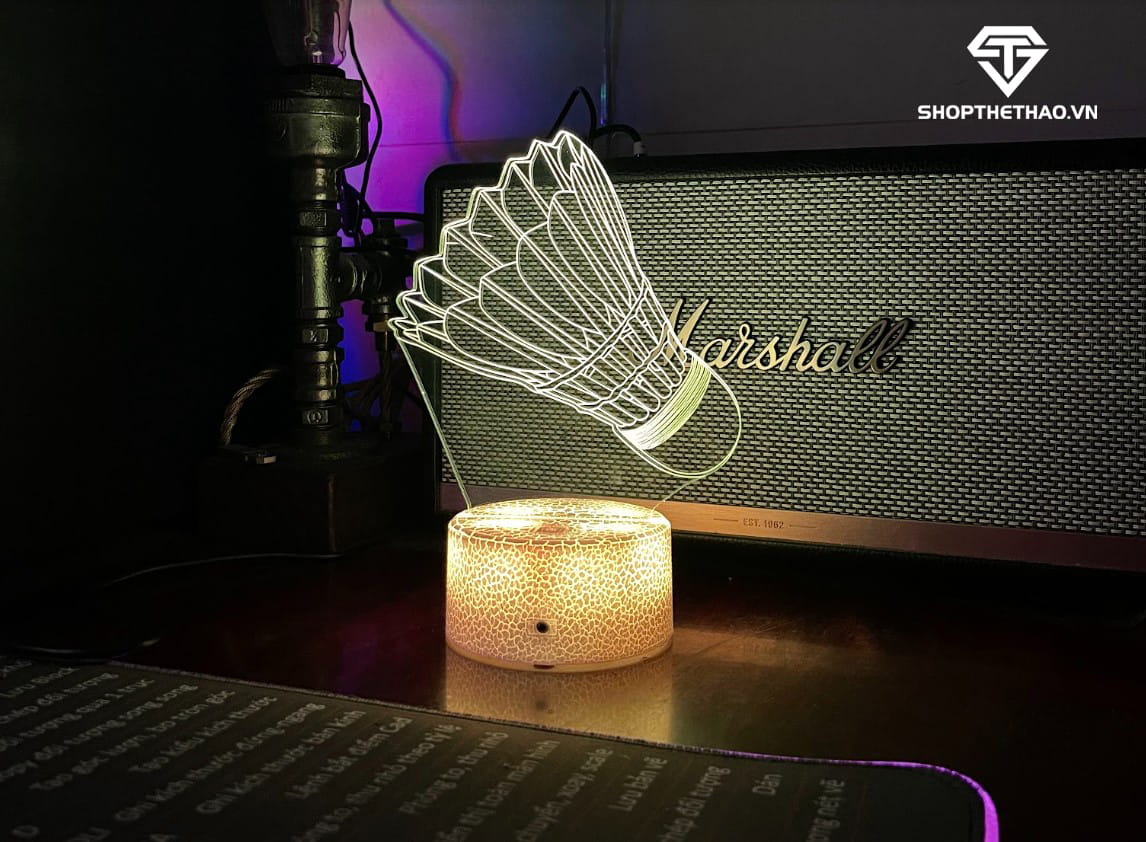 Đèn Led Hình Quả Cầu Lông 3D, 16 Màu Có Điều Khiển Từ Xa 07