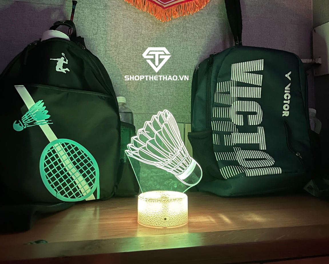 den-led-hinh-qua-cau-long-3d-08 Đèn Led Hình Quả Cầu Lông 3D, 16 Màu Có Điều Khiển Từ Xa 08