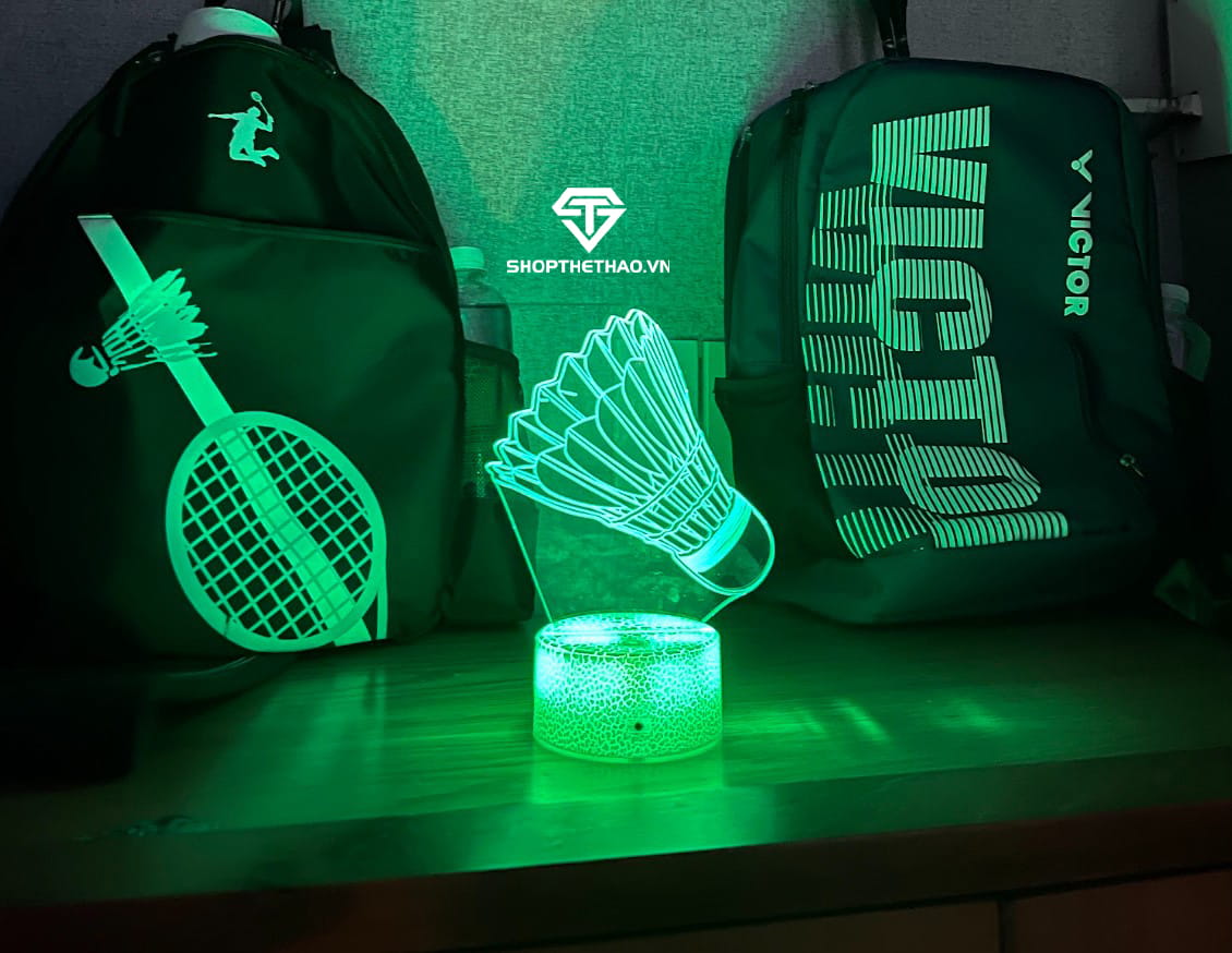 den-led-hinh-qua-cau-long-3d-09 Đèn Led Hình Quả Cầu Lông 3D, 16 Màu Có Điều Khiển Từ Xa 09