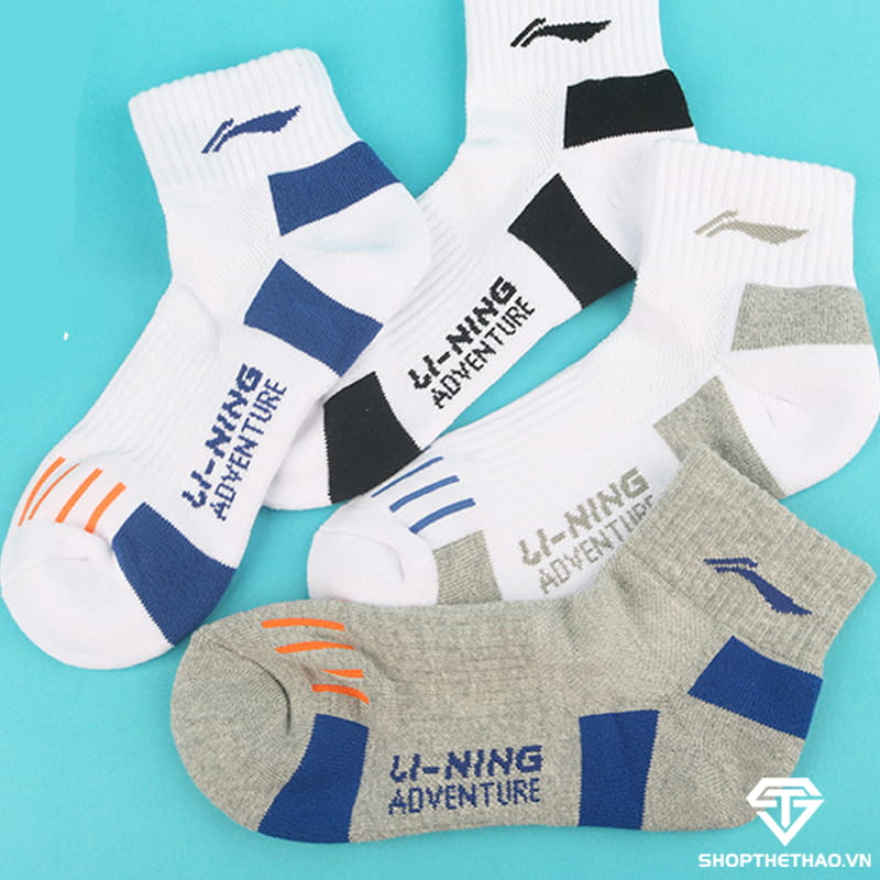 Tất (Vớ) Cầu Lông Lining Cổ Cao – TV06 03